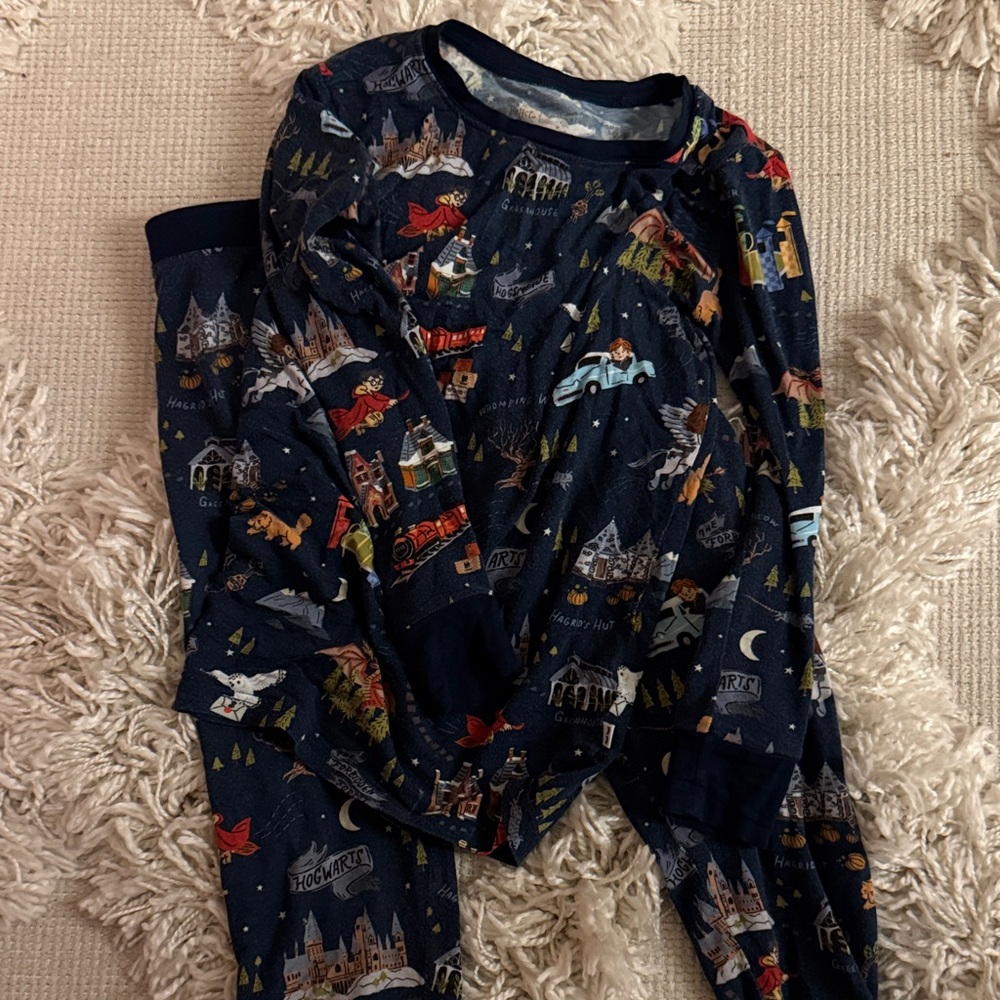 Little Sleepies Navy Blue Kids Pajamas